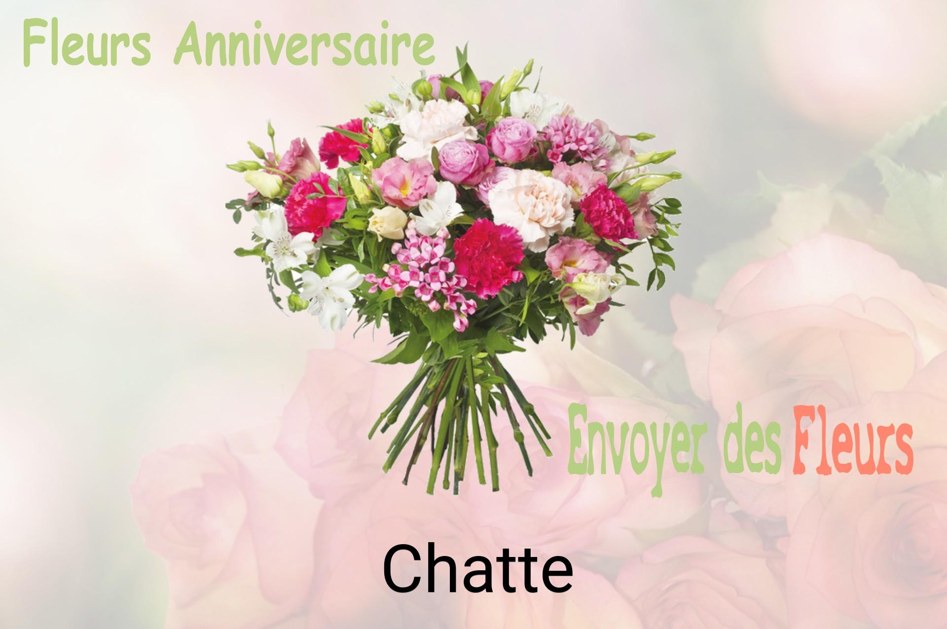 Bouquet de fleurs d’anniversaire livré à Chatte