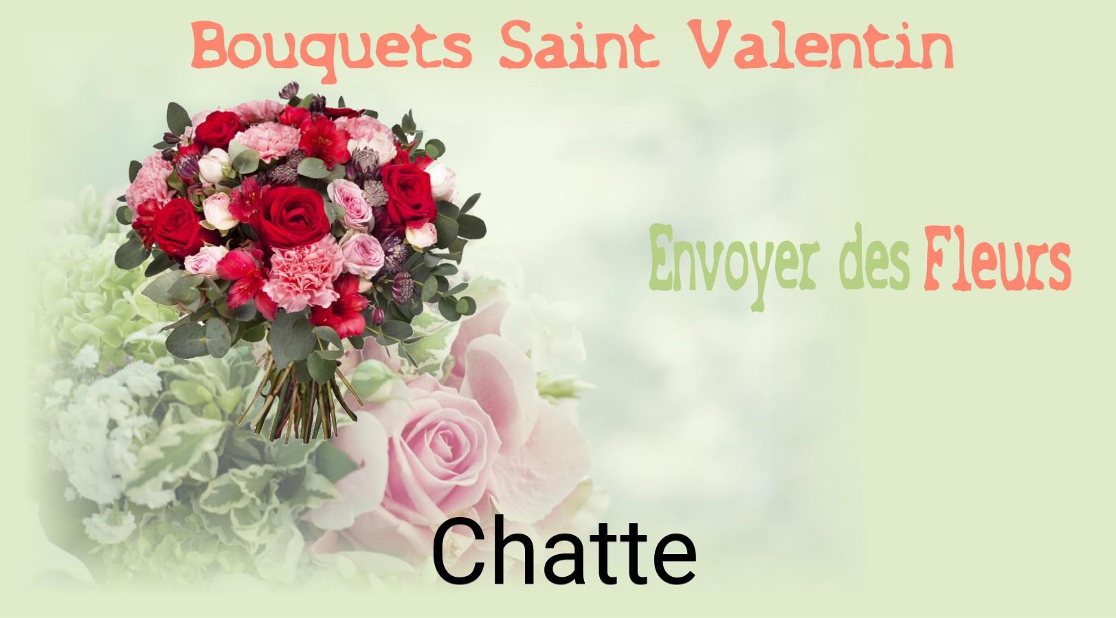 Roses de Saint-Valentin livrées à Chatte