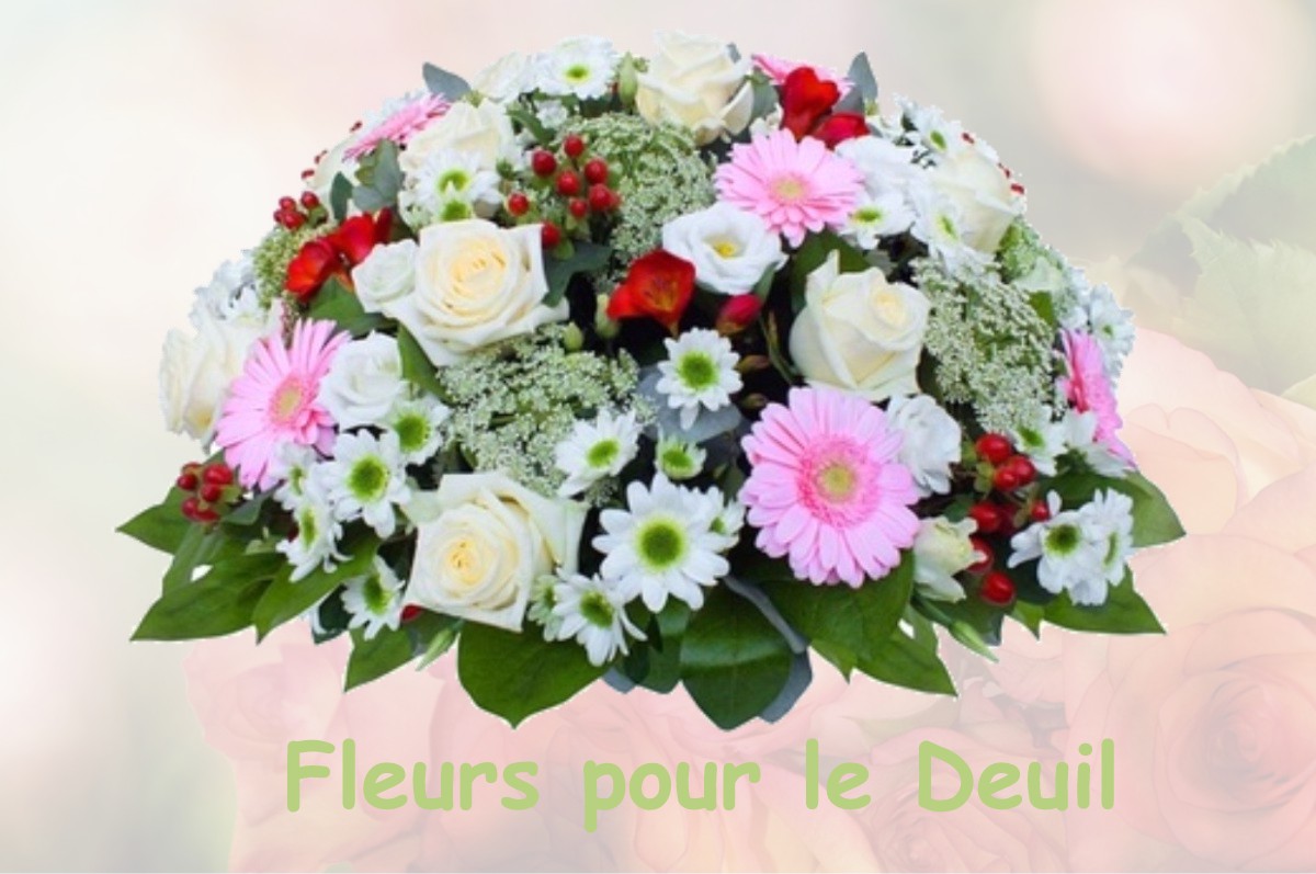 fleurs deuil CHATTE